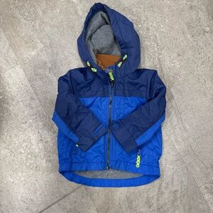 Carter’s 18M Blue Hooded Winter Jacket Fleece Lined Puffer Coat